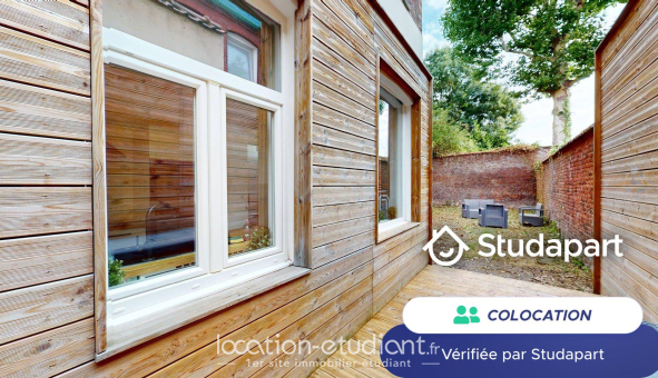 Colocation étudiante Studio &agrave; Roubaix (59100)