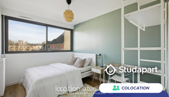 Colocation étudiante Studio &agrave; Rouen (76100)