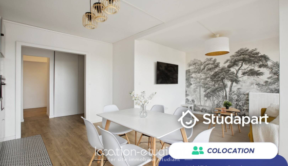 Colocation étudiante Studio &agrave; Rouen (76100)