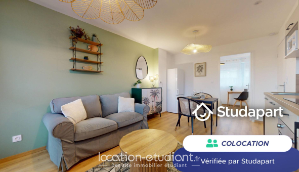 Colocation étudiante Studio &agrave; Saint Étienne (42100)