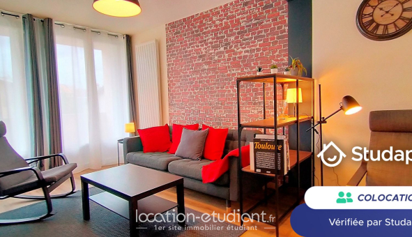 Colocation étudiante T4 &agrave; Toulouse (31500)