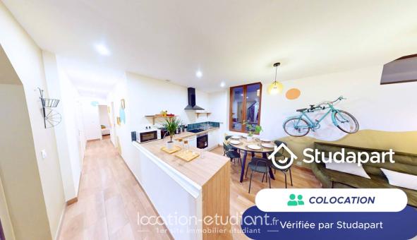 Colocation étudiante Studio &agrave; Villeurbanne (69100)