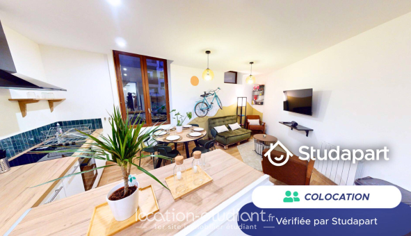 Colocation étudiante Studio &agrave; Villeurbanne (69100)